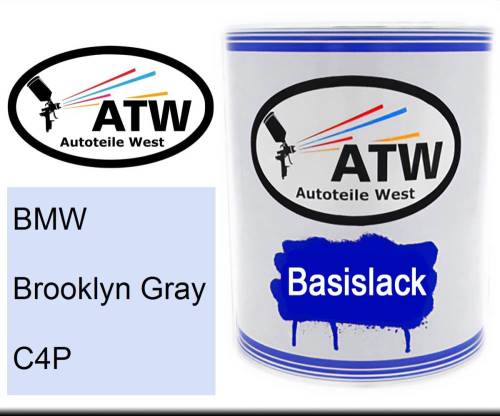 BMW, Brooklyn Gray, C4P: 1L Lackdose, von ATW Autoteile West.